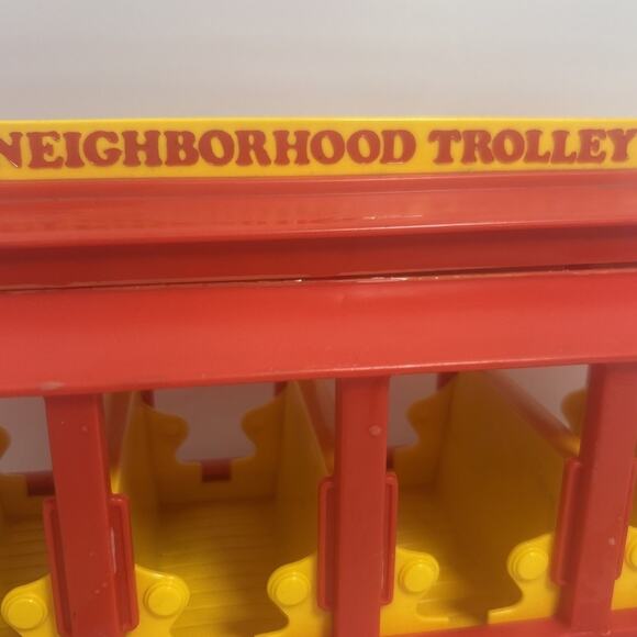 1977 Mister Rogers Ideal Toy Trolly Fred Roger’s Rare Neighborhood Trolley - Picture 2 of 7